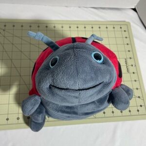 Eric Carle Ladybug Plush 2010 Kohls Cares  11"   With Hand Added Zip Pouch